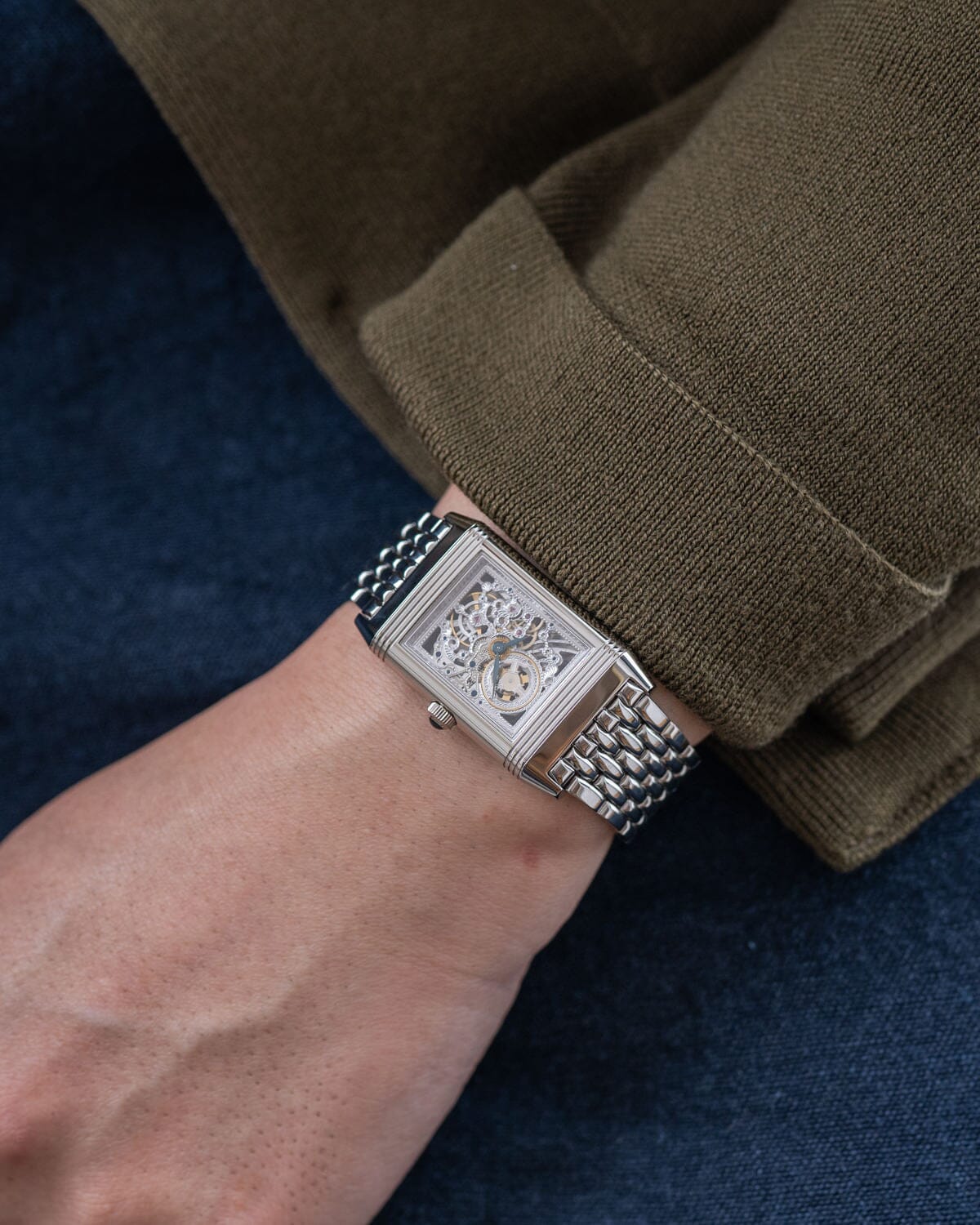 ジャガー・ルクルト レベルソ 270.6.49 プラチナNo.1 箱保証書付き