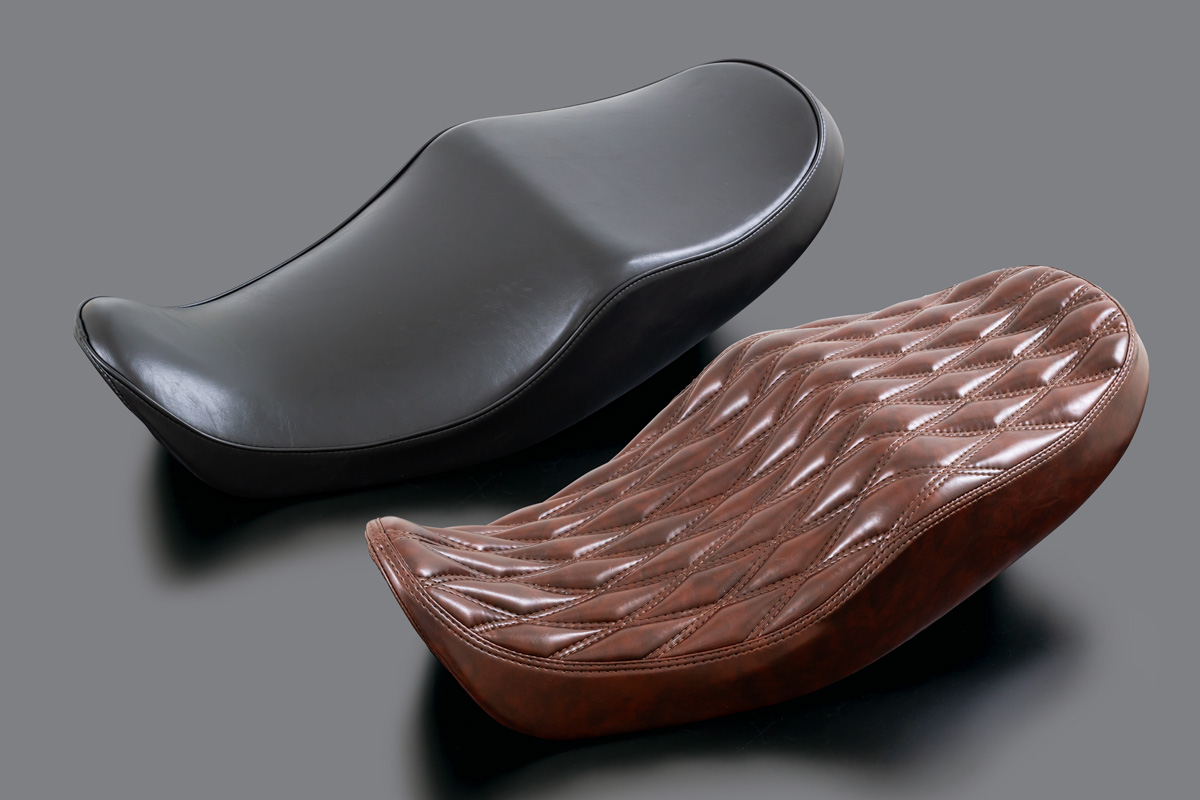 ≪Z900RS専用 ARCHIシート ”グロスブラック”＆”ダイヤモンドステッチ