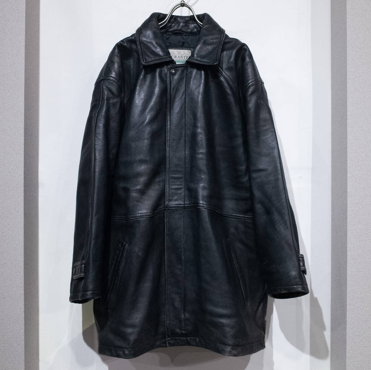 VINTAGE 1980's〜90's ヴィンテージ オーバーサイズ レザー コート