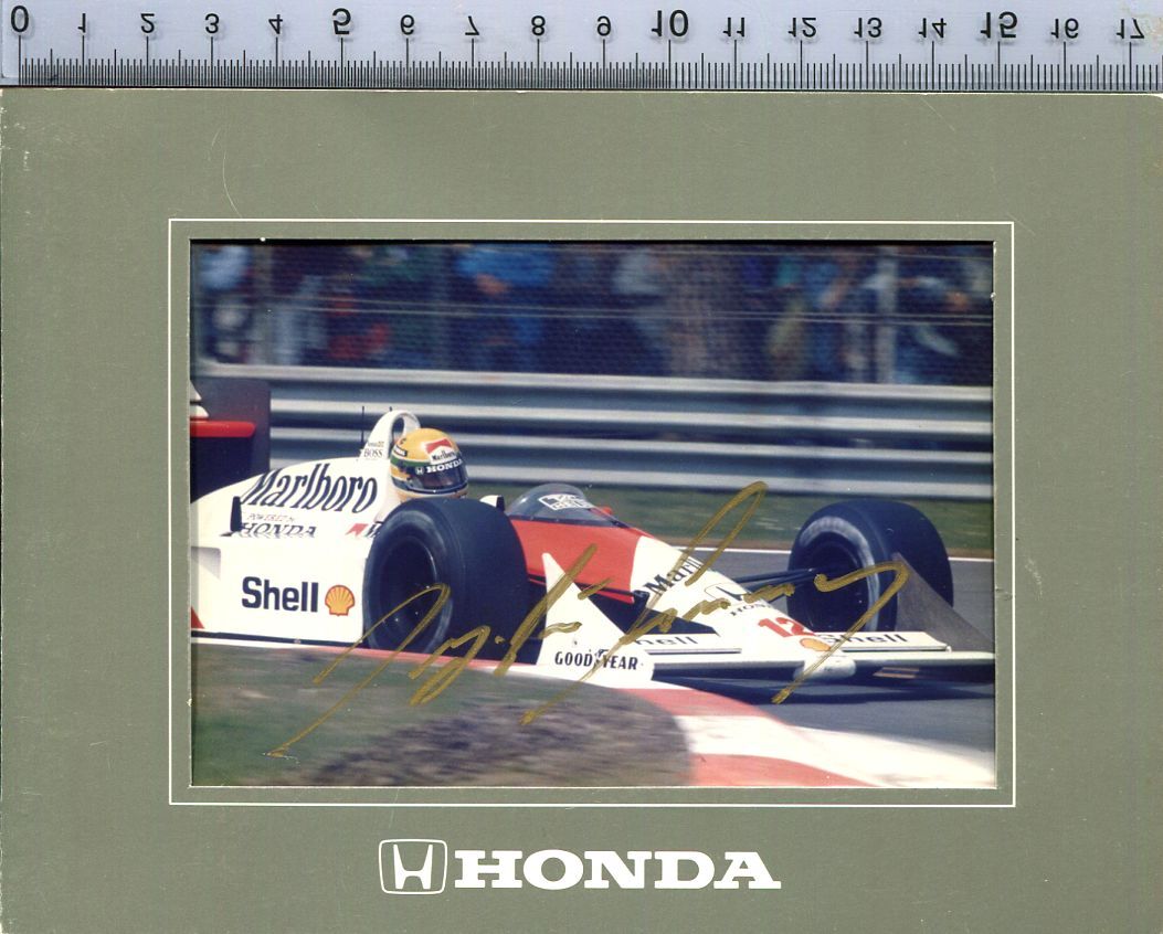 Yahoo!オークション -「アイルトンセナ直筆サイン」の落札相場・落札価格