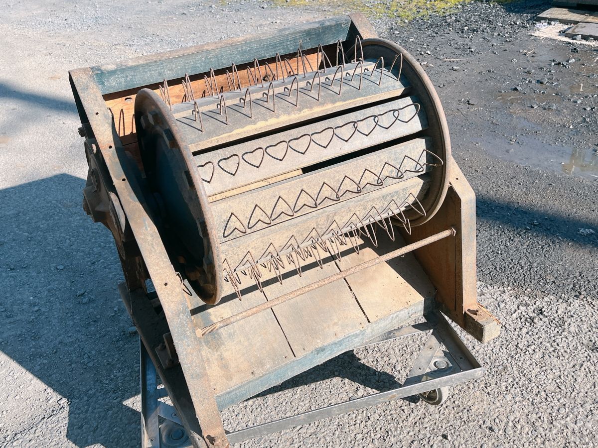 Yahoo!オークション - 昭和レトロ 脱穀機 カネウメ製作所 唐箕 農業機