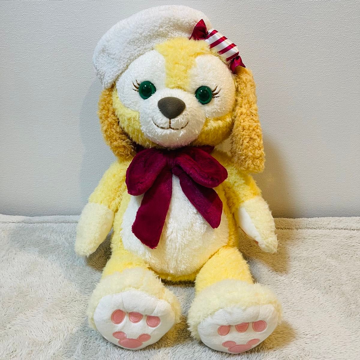 クッキーアン Mサイズのぬいぐるみ ダッフィー＆フレンズ ホワイト