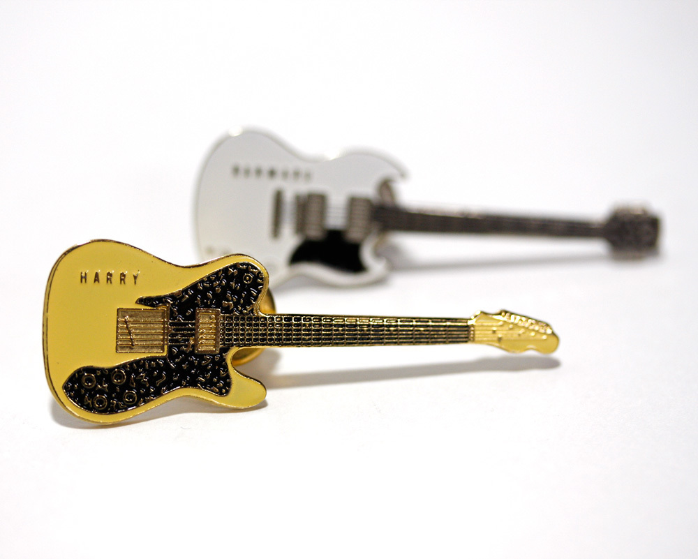 The Street Sliders ギターピンバッジ