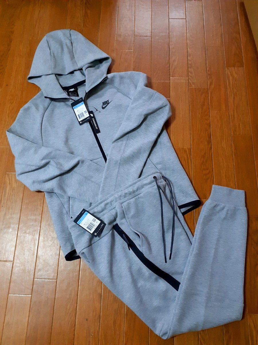 新品未使用 NIKE テックフリース セットアップ 上下 グレー M｜Yahoo