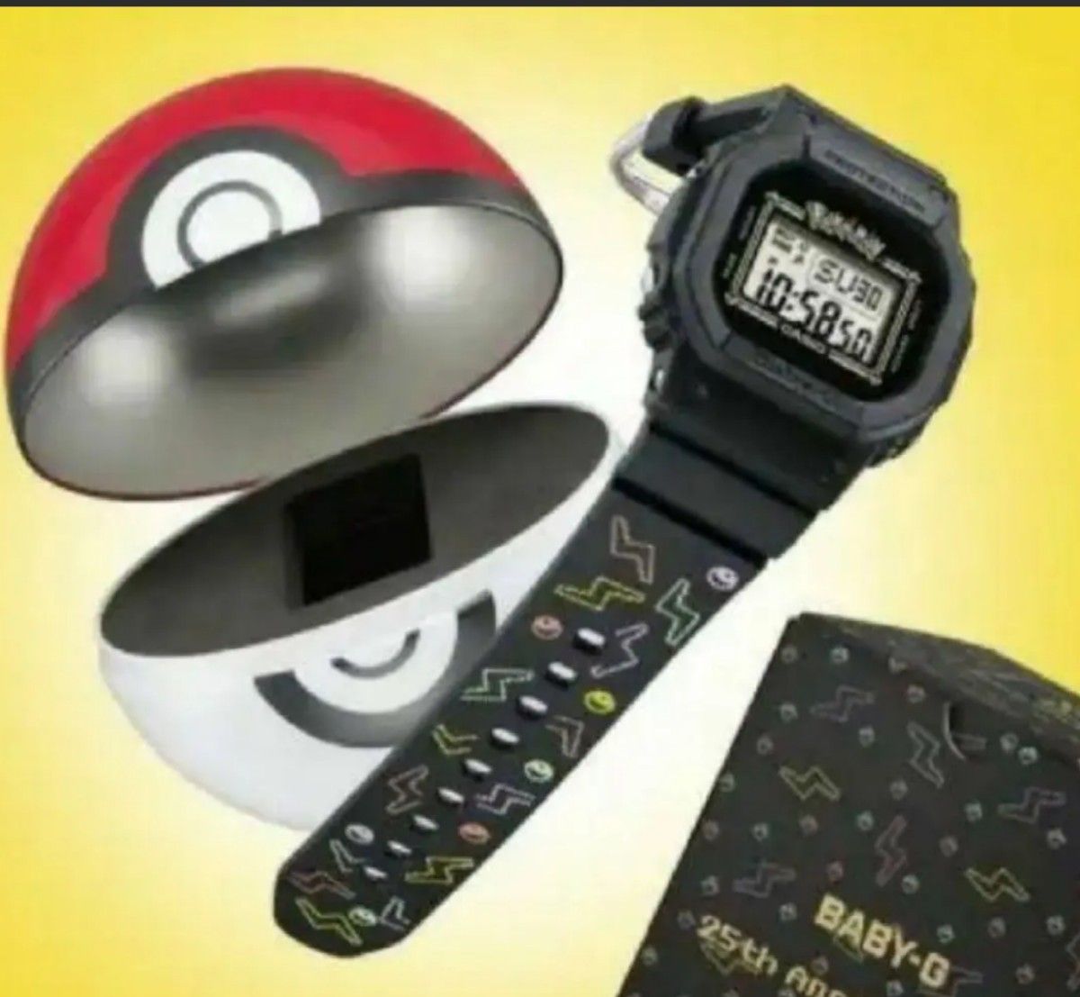 CASIO baby-G ポケモン 25周年 コラボモデル ピカチュウver カシオ