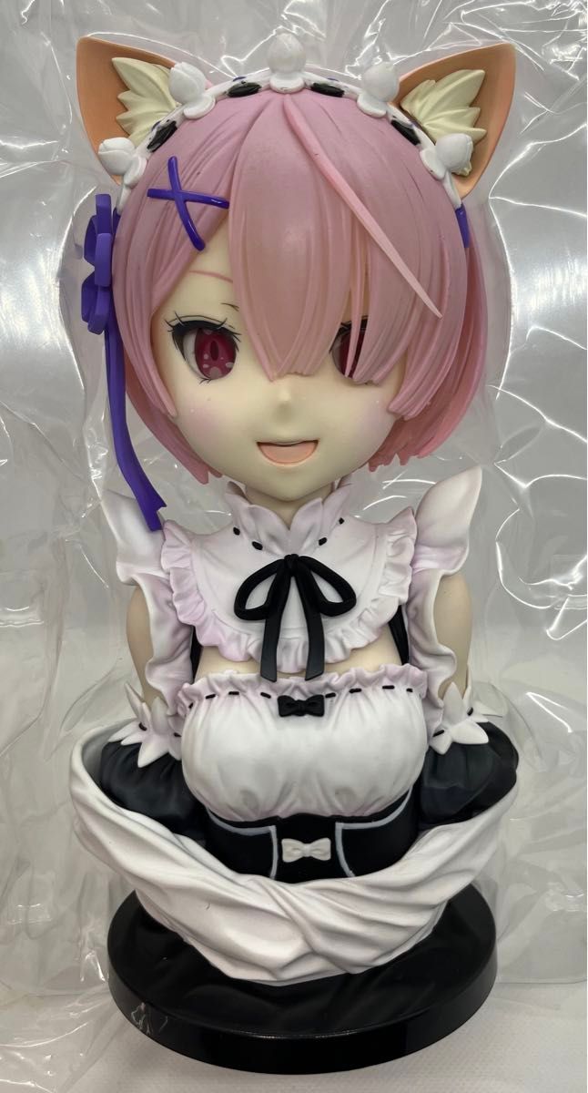 リゼロ 一番くじ レム ラム ラストワン賞 猫耳 アートスケール