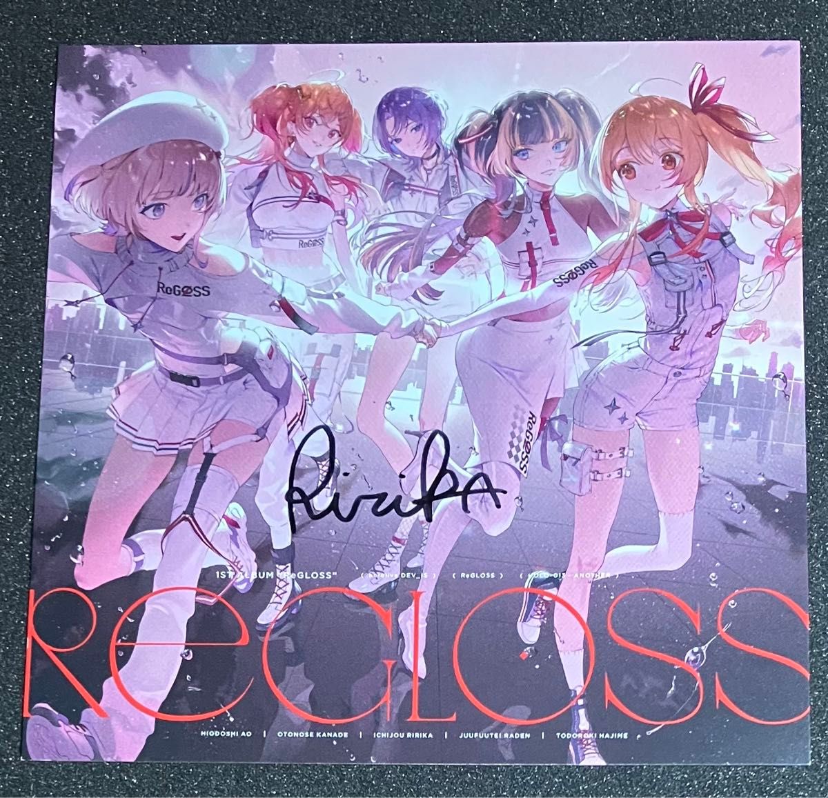 ホロライブ ReGLOSS アナザージャケット 直筆サイン 一条莉々華｜Yahoo