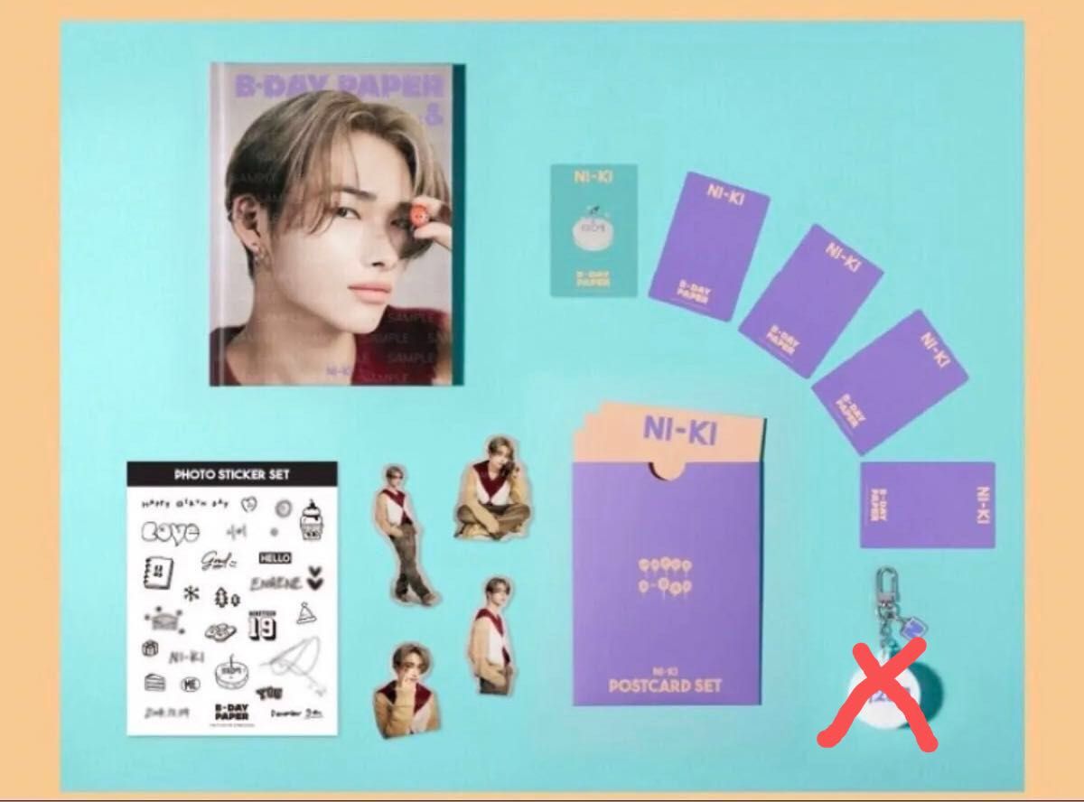 ENHYPEN [NI-KI] B-DAY PAPER エンハイフン ニキ センイル2024
