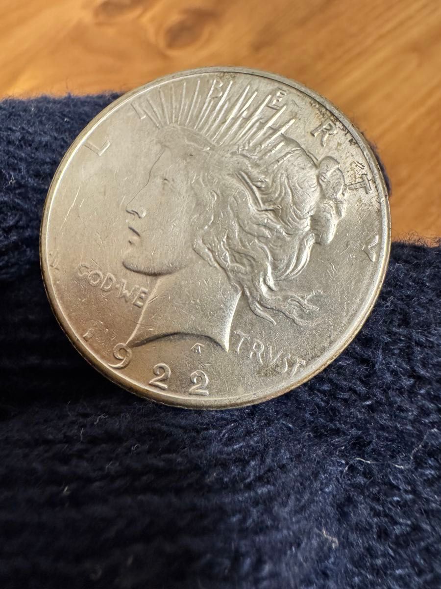 アメリカ ピースダラー 1ドル銀貨 1922年 ミントマークs｜Yahoo!フリマ