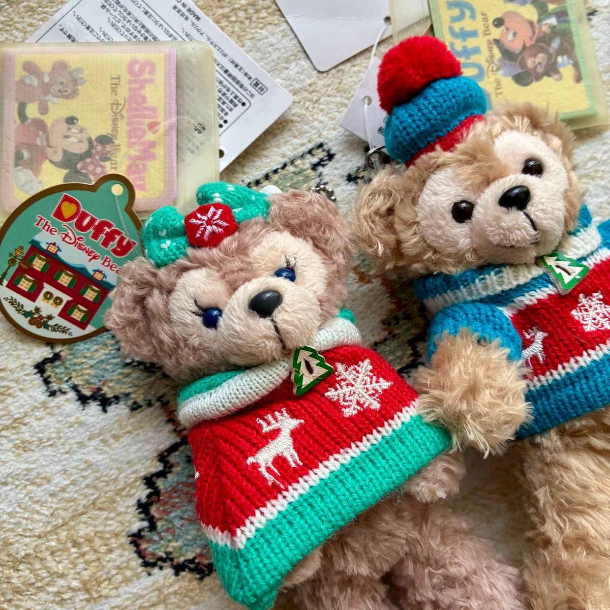 2011年ディズニーシー限定ダッフィー＆シェリーメイ冬verぬいぐるみ