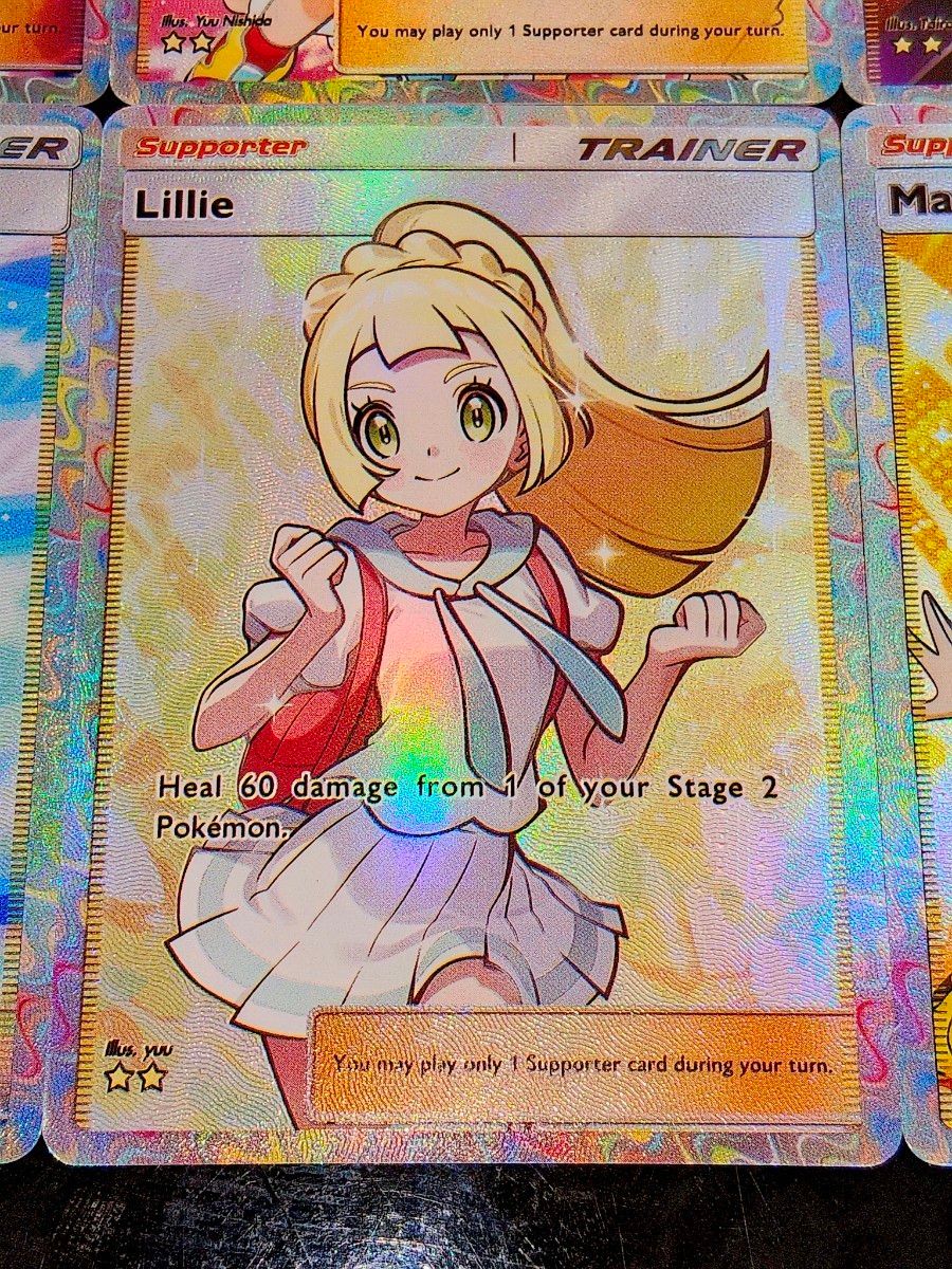 ポケポケ】SRサポート 6枚セット がんばリーリエ ルチア ハルカ