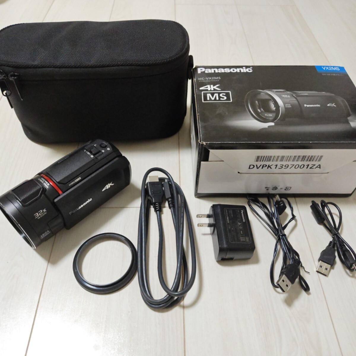Panasonic］パナソニック デジタル4Kビデオカメラ HC-VX2MS 純正ケース