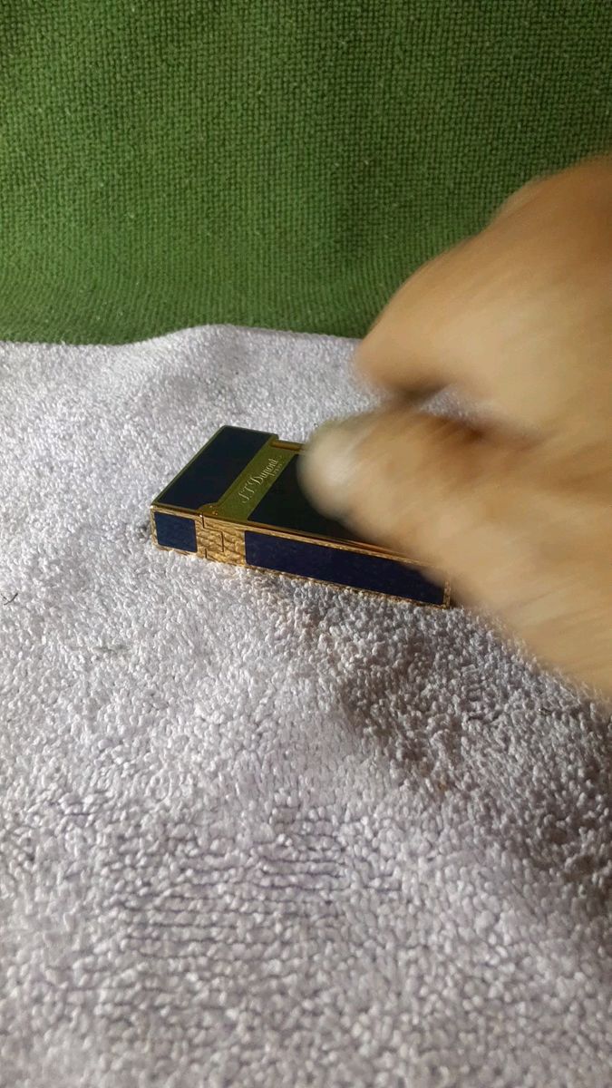 Chapado en Laton ガスライター ゴールドコンビ 濃紺｜Yahoo!フリマ