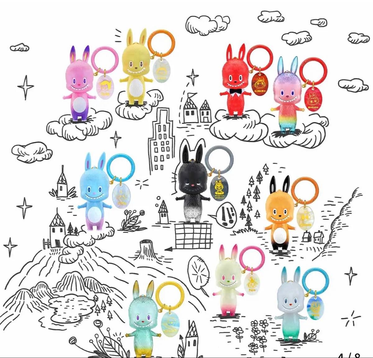 The Monsters 10th anniversary シリーズ キーホルダー アソート POP