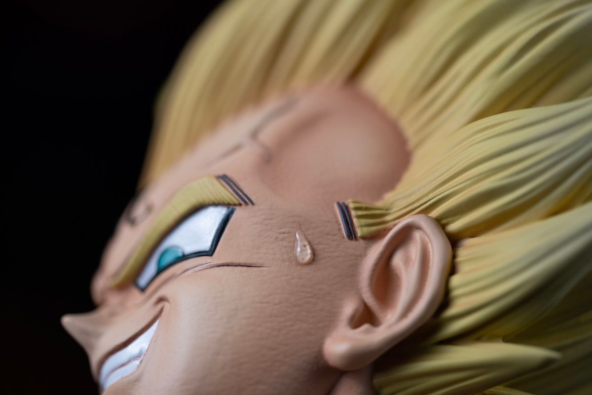 ドラゴンボール 魔人ベジータ 1/6 EX版 ガレージキット 塗装済完成品