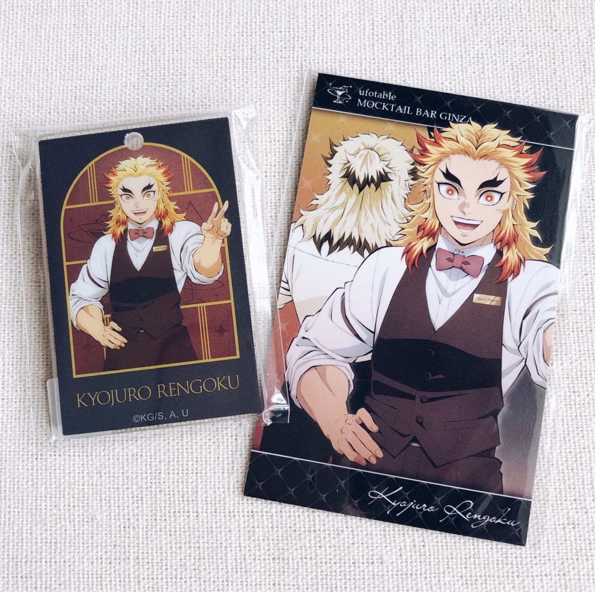 新品未開封】鬼滅の刃 煉獄杏寿郎 モクテルバー ufotable アクリル