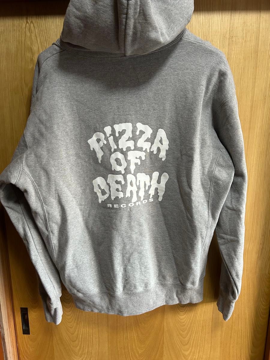 PIZZA OF DEATH パーカー グレー ジップアップパーカー｜Yahoo!フリマ