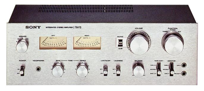 SONY TA-F3の仕様 ソニー