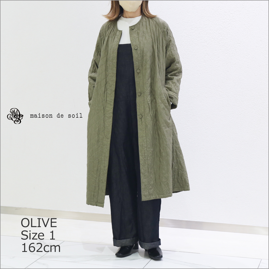 Maison de SOIL/NMDS20511 (キルティングコート) キルティングシルク