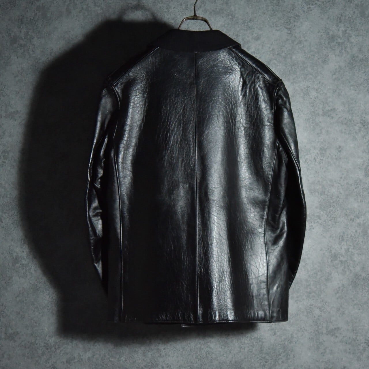 50-60s Le Corbusier Leather Jacket Single Breasted ル