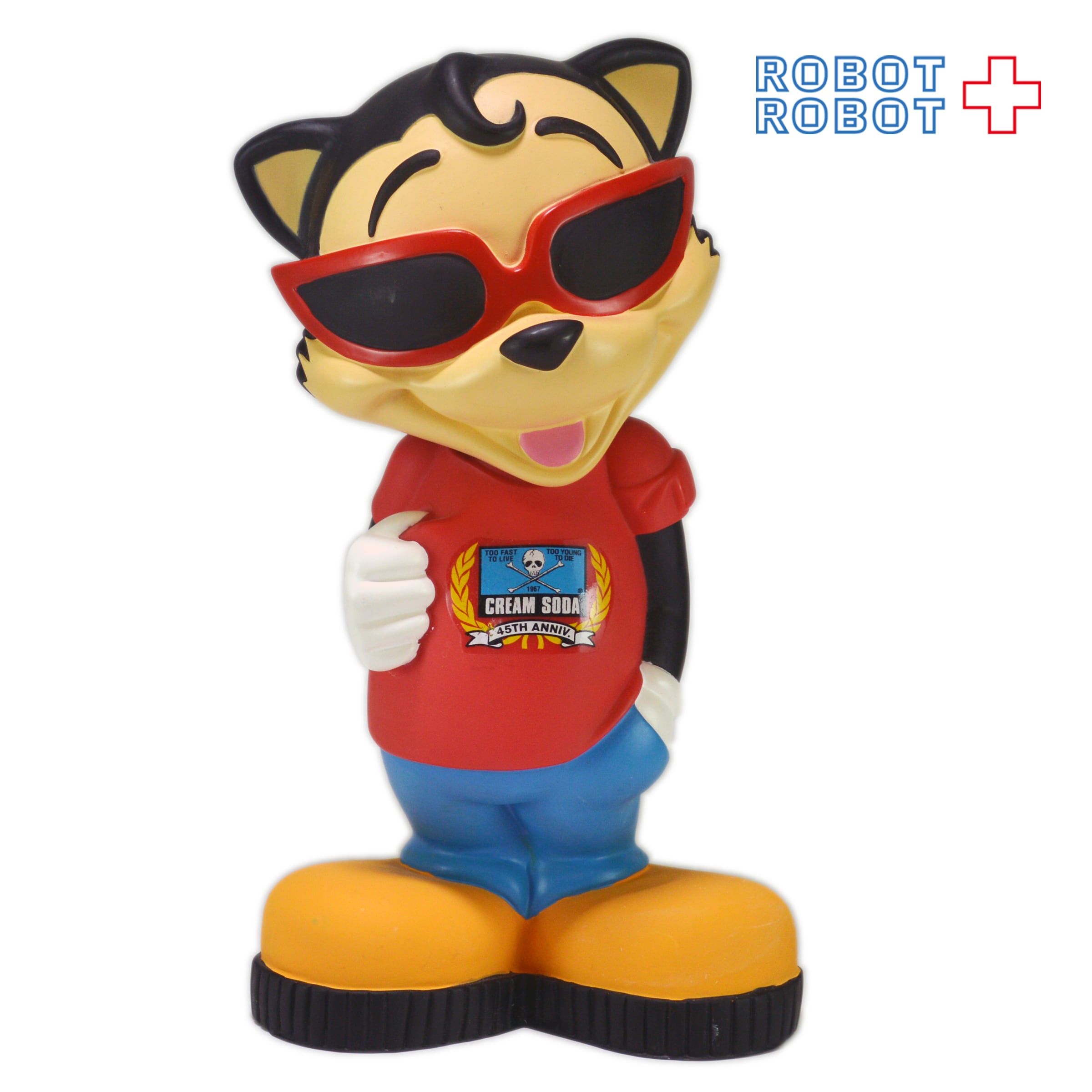 クリームソーダ 45周年 ティミー ソフビ貯金箱 | ROBOTROBOT