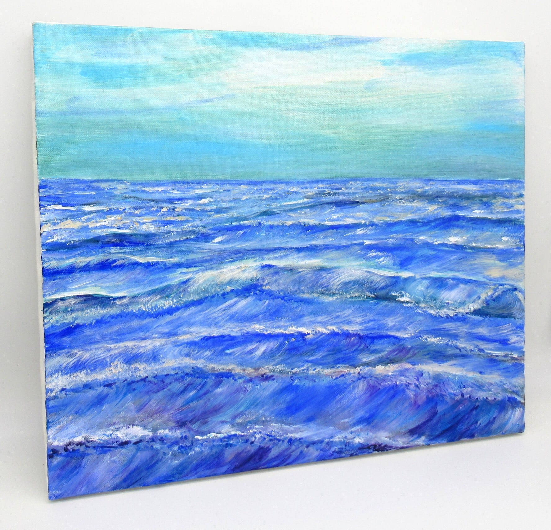 海 絵画（02）sea アクリル画 10号 ocean F10 KIYOKAWA AIMI【絵画全品