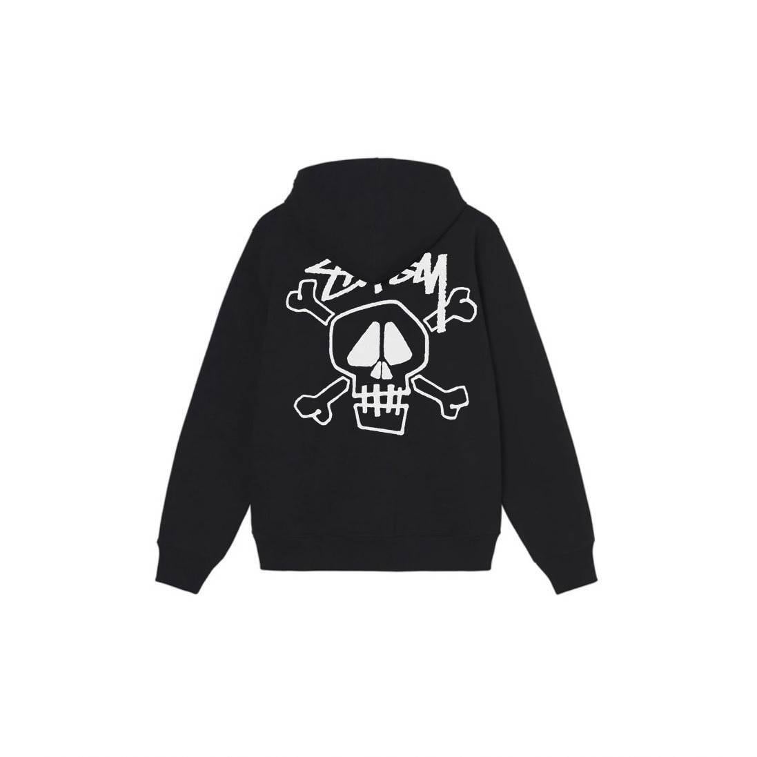 STUSSY スカルプリント パーカーフーディー 新作 男女兼用 | street＊style
