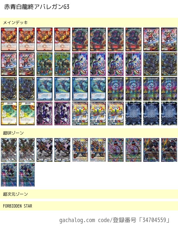 デュエルマスターズ 赤青龍終アバレガン 龍終アバレガンデッキGR付き