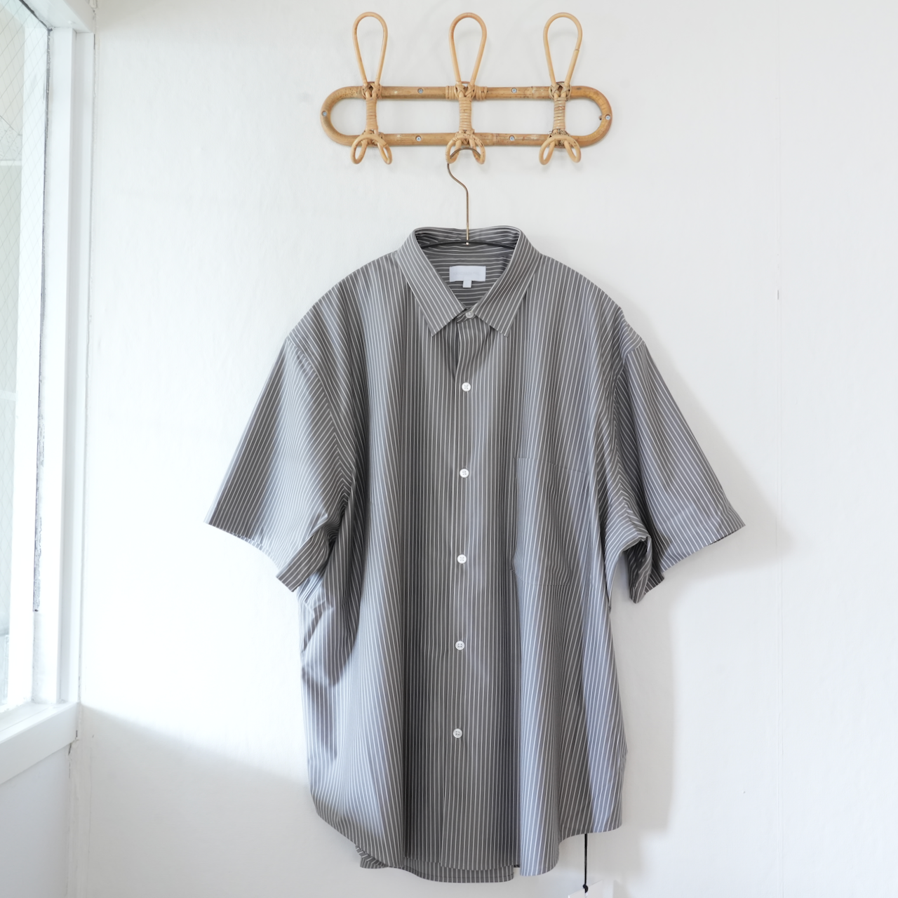 KANEMASA PHIL. 「46G Atmosphere Stripe SS Shirt」