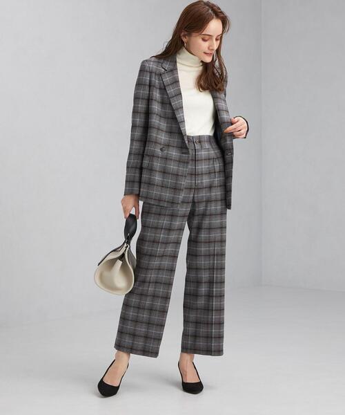 美品 グリーンレーベルリラクシング ストレッチ パンツ セットアップ