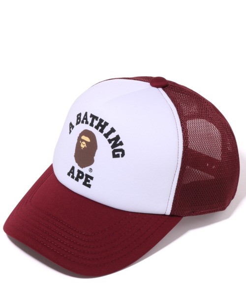 レア A BATHING APE ベースボールキャップ 猿 ロゴ NIGO A BATHING APE
