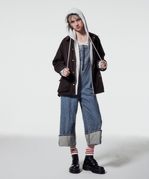 Barbour × FREAK'S STORE/バブアー 別注 BEDALE OS SLEEVE/別注