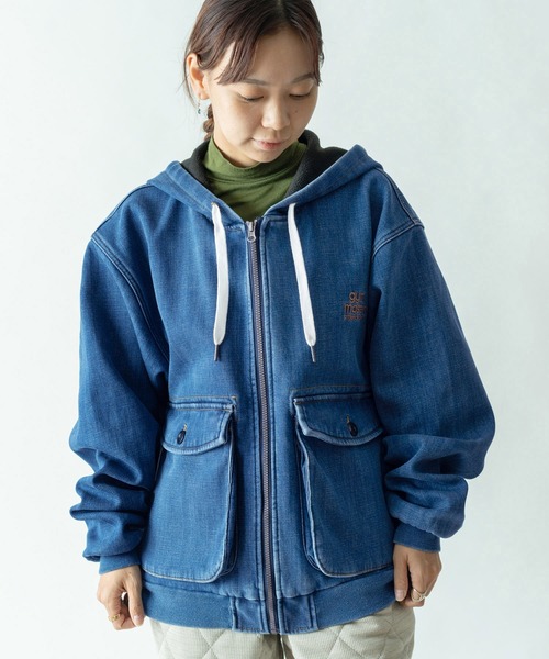 ボンディングデニムジップパーカー | ジムマスター（gym master）公式通販