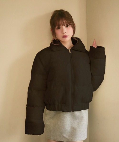 TITTY&CO.（ティティーアンドコー）の「キルティングラメボアダウン