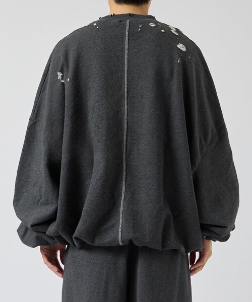 SHINYAKOZUKA/シンヤコズカ】〈別注〉 DAMAGED ORDINARY GIANT CREW