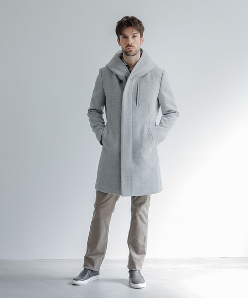 EPOCA UOMO（エポカウォモ）の「フーデットコート（ステンカラーコート
