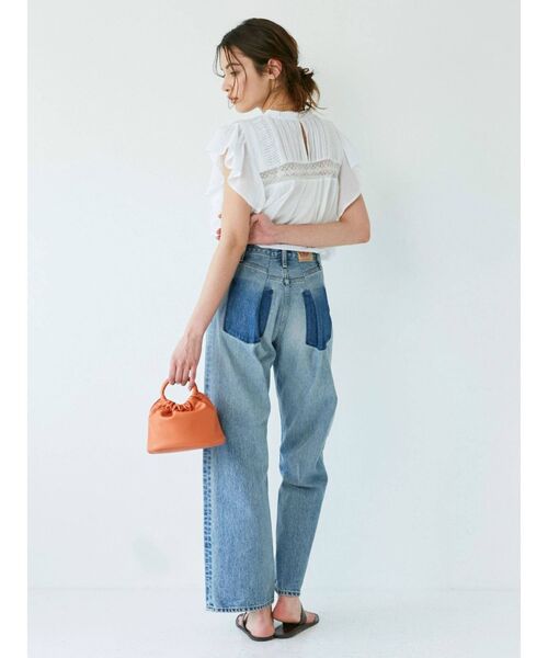 Ungrid（アングリッド）の「リメイクデザインルーズデニム（デニム