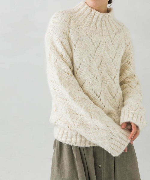 かぐれ（カグレ）の「スリアルパカウールプルオーバー（ニット