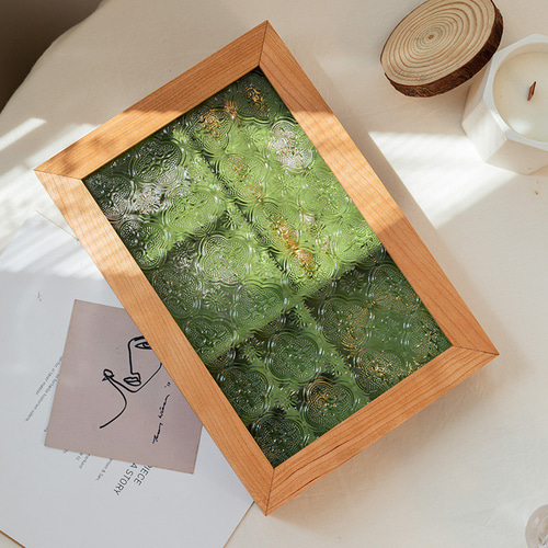 一目惚れ!! 素敵なアクセサリーケース 水波紋/花柄 木製インテリア雑貨