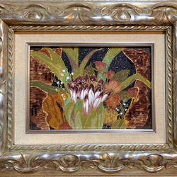 fire flower 一点もの 日本画/絵画/花火/告白 絵画 江川史織 通販