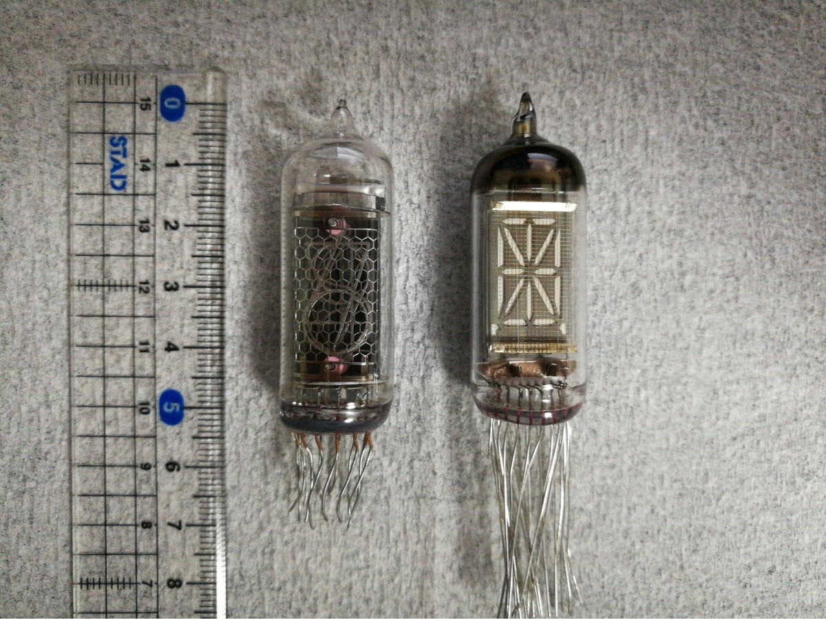 ニキシー管 IN-14を買って点灯させた - hasamakuのブログ