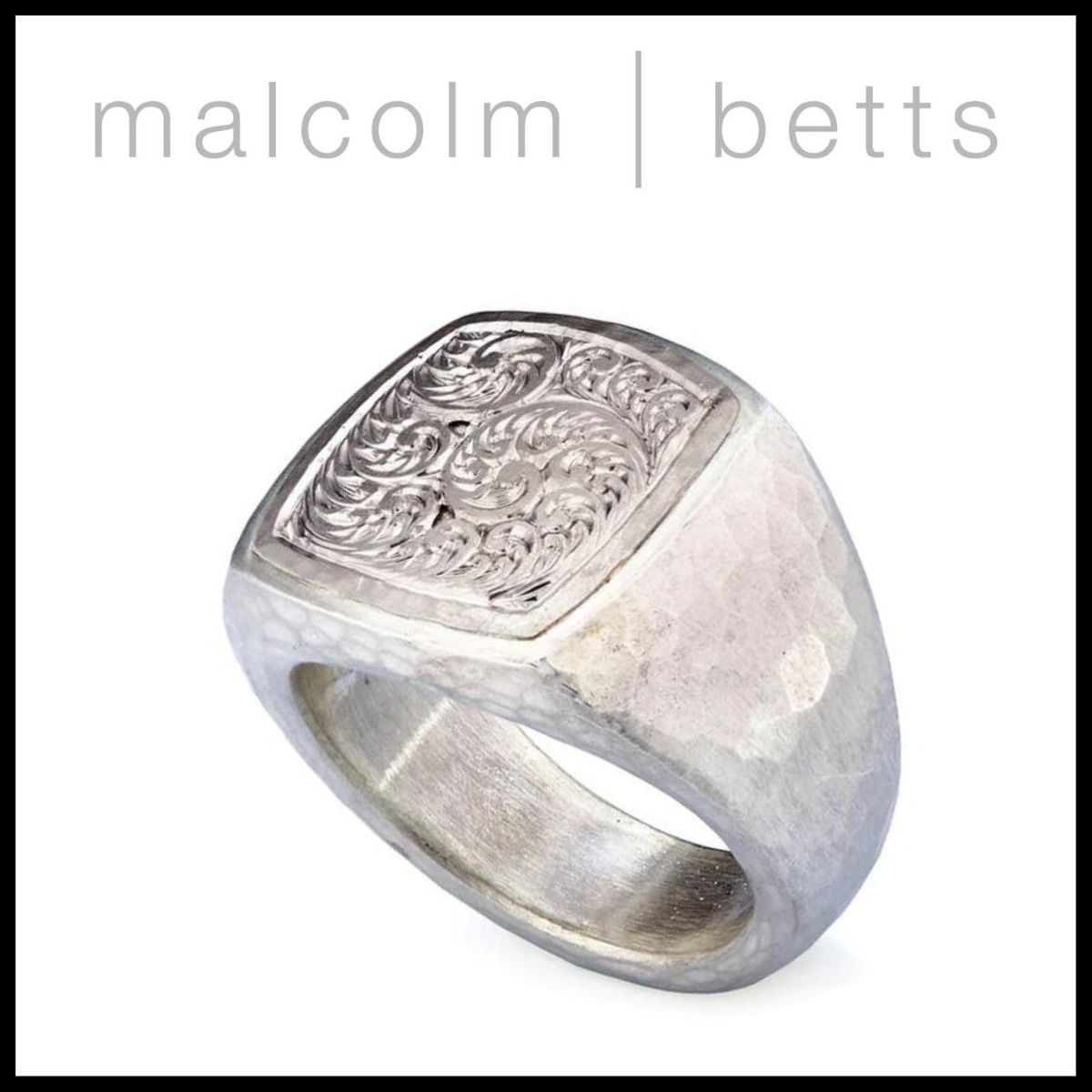malcolm betts(マルコムベッツ)】☆注目リング☆ 送料/関税込 (malcolm