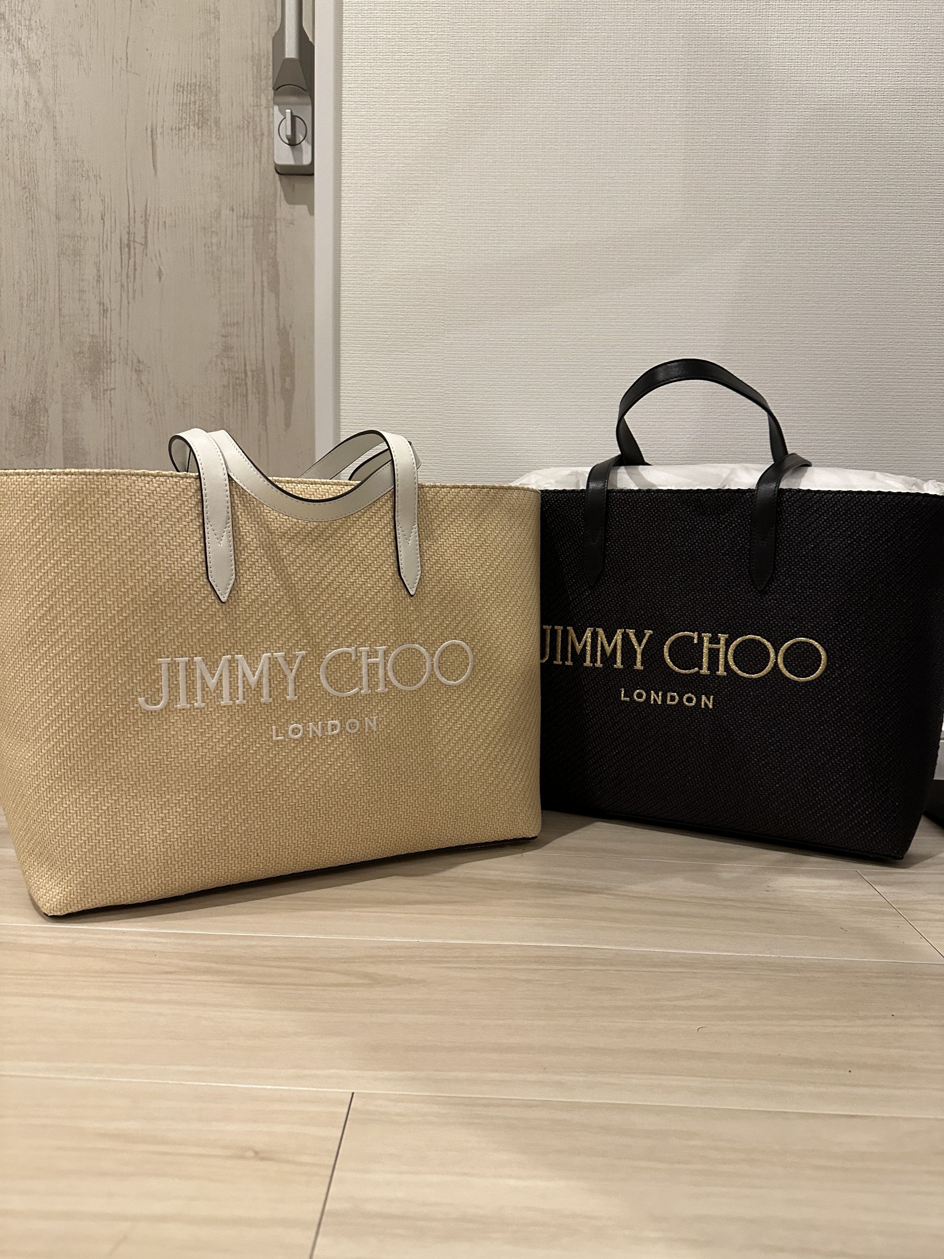 JIMMY CHOO【限定セール】キャンバスロゴトートバッグ (Jimmy Choo