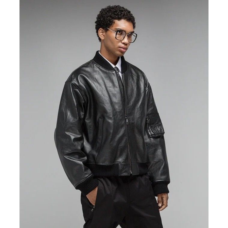 Dolce & Gabbana ブルハイド レザージャケット ブラック (Dolce