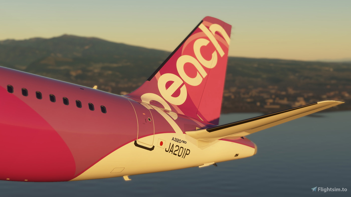 A32NX] Peach Aviation A320 Neo JA201P 8k - Aircraft Liveries for