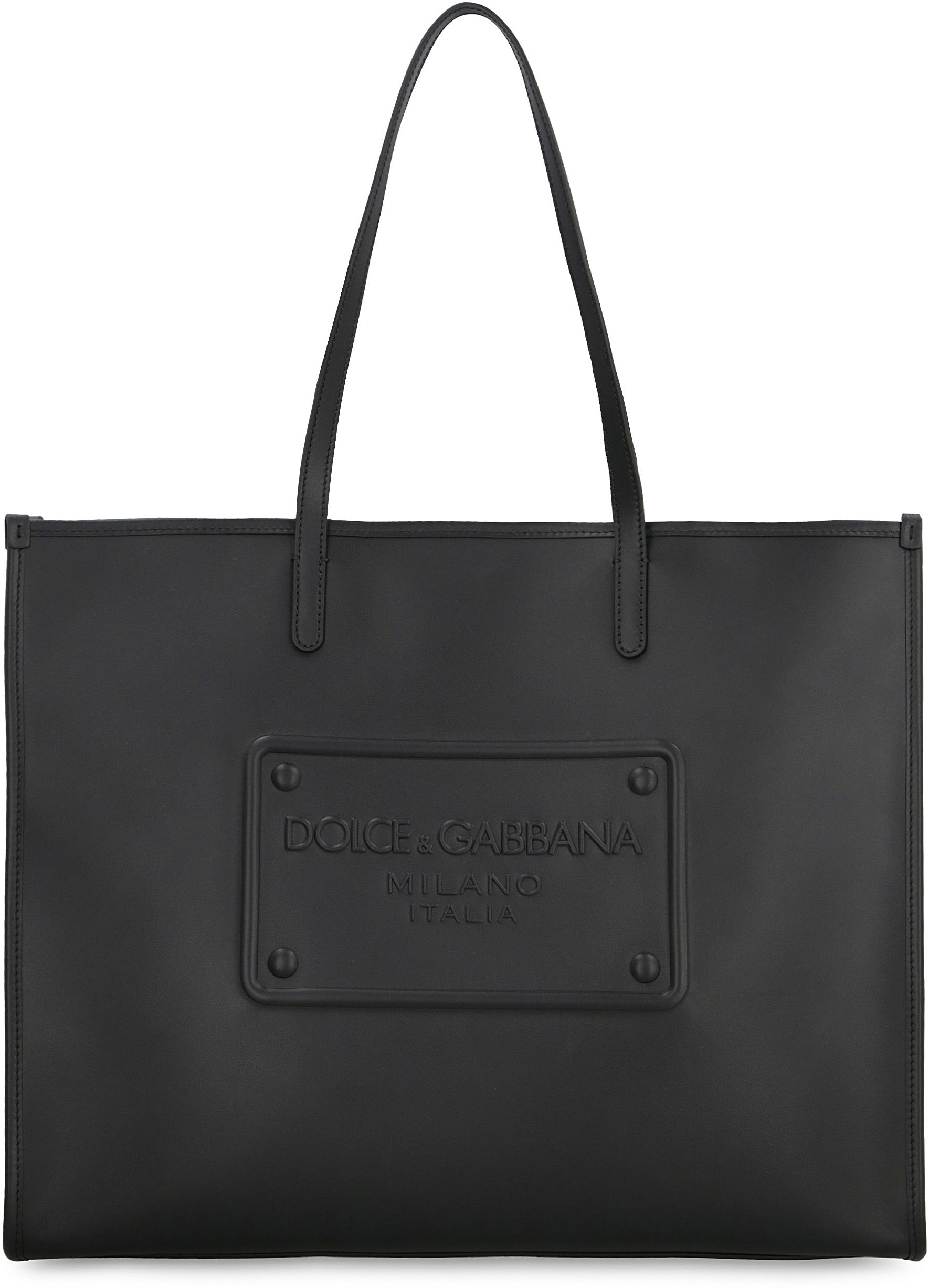 Dolce & Gabbana - Smooth leather tote bag black - The Corner