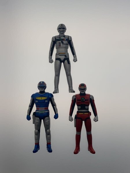 宇宙刑事シリーズ ソフビ 3点set ギャバン シャリバン シャイダー