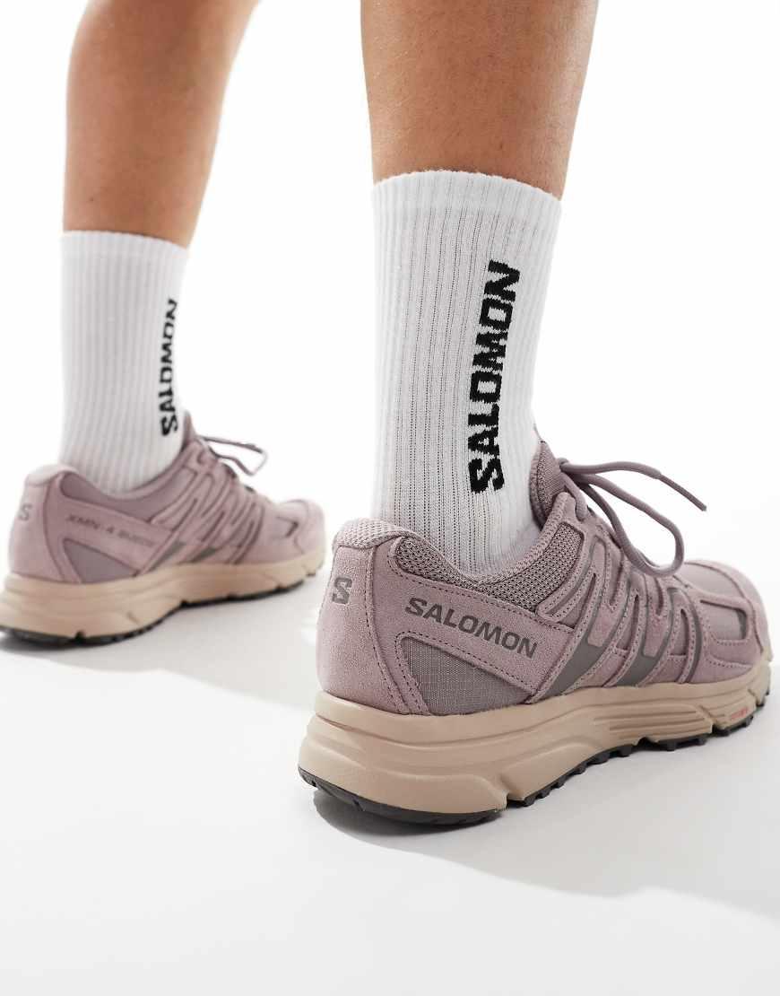 Salomon Xmn-4 Suede Trainers in Purple for Men | Lyst UK