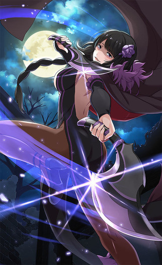 リゼロ」エルザ（CV能登麻美子）“いい夜ね…ふふふ” スマホゲーにて