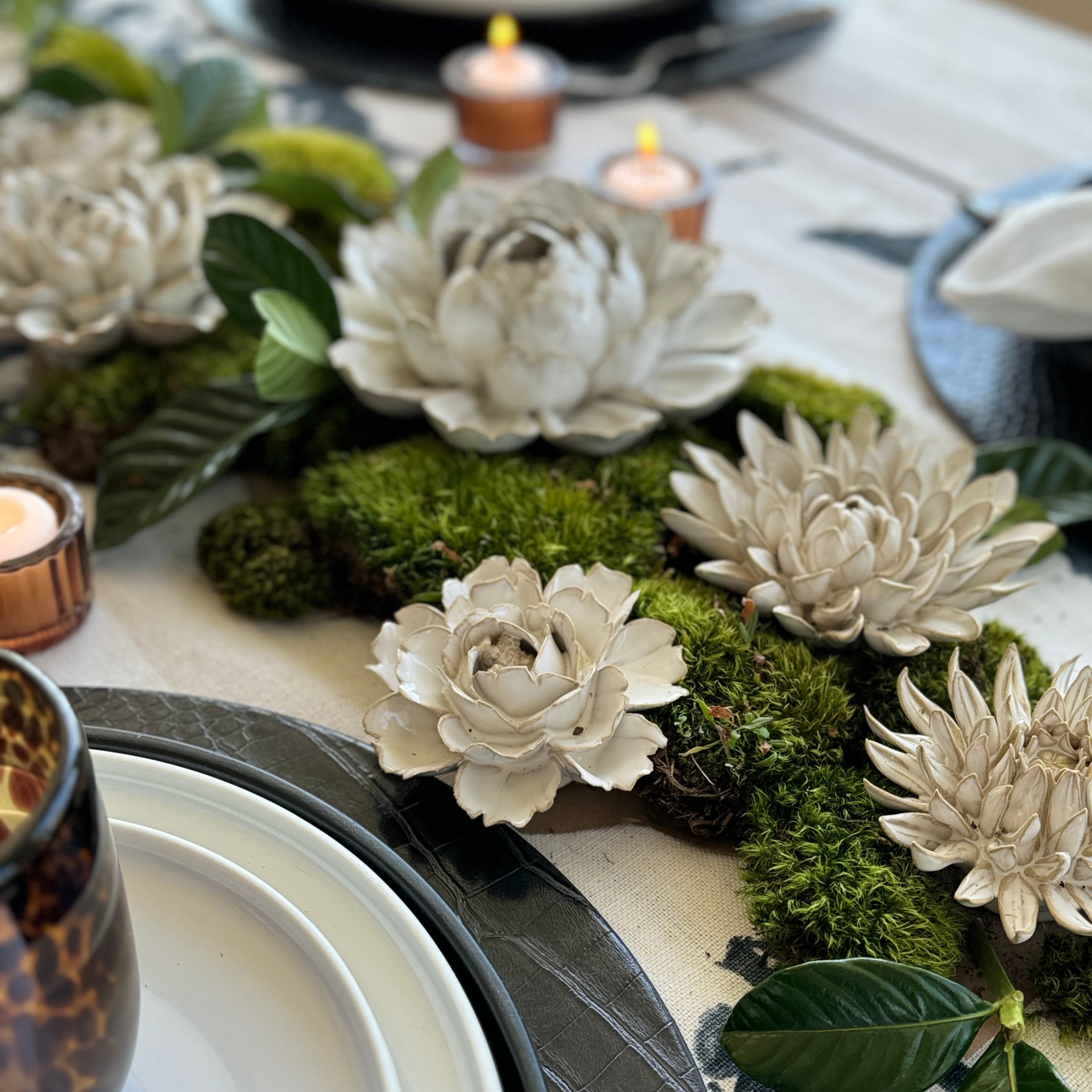 Ceramic Flower Polyp Orange Large – Chive US Wholesale